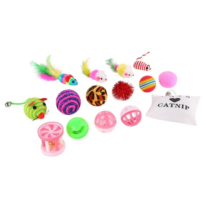 16 Pcs Pet Cat Toy