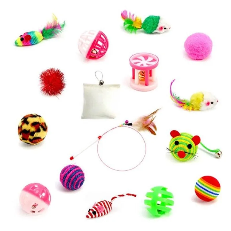 16 Pcs Pet Cat Toy