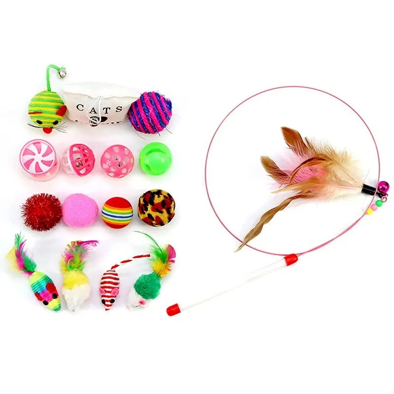 16 Pcs Pet Cat Toy
