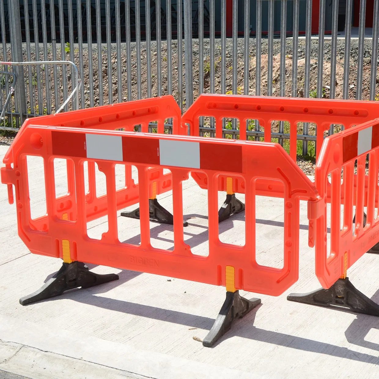 40x BIGBEN® Chapter 8 Safety Barrier Orange with Red/White Reflective - 2m