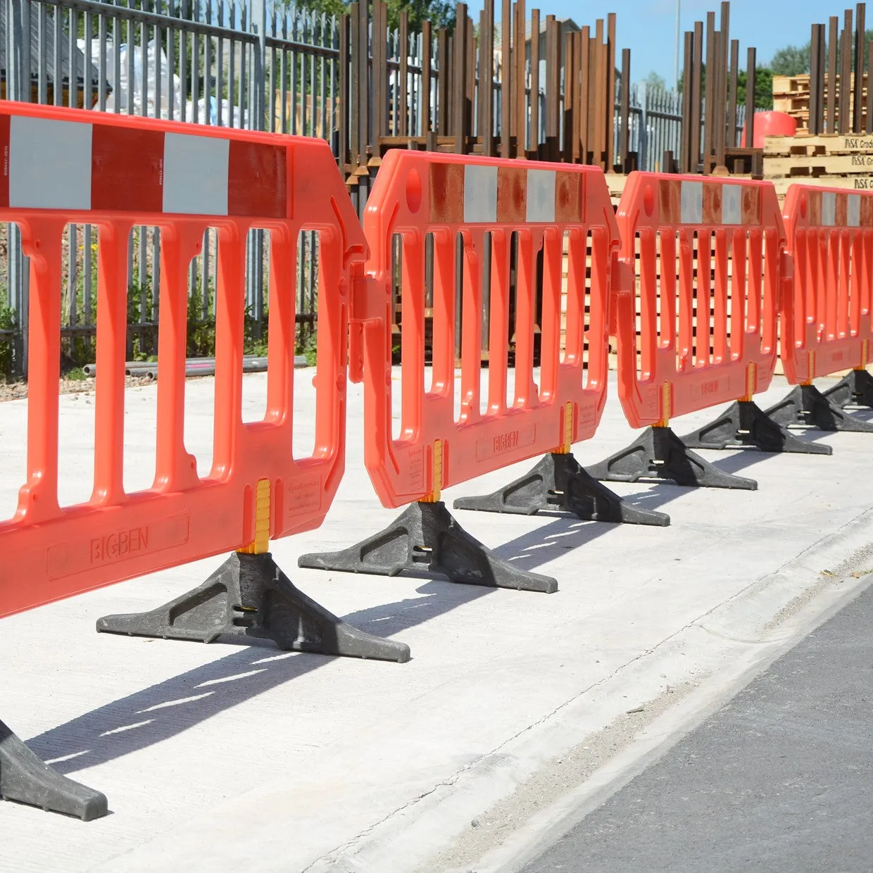 40x BIGBEN® Chapter 8 Safety Barrier Orange with Red/White Reflective - 2m