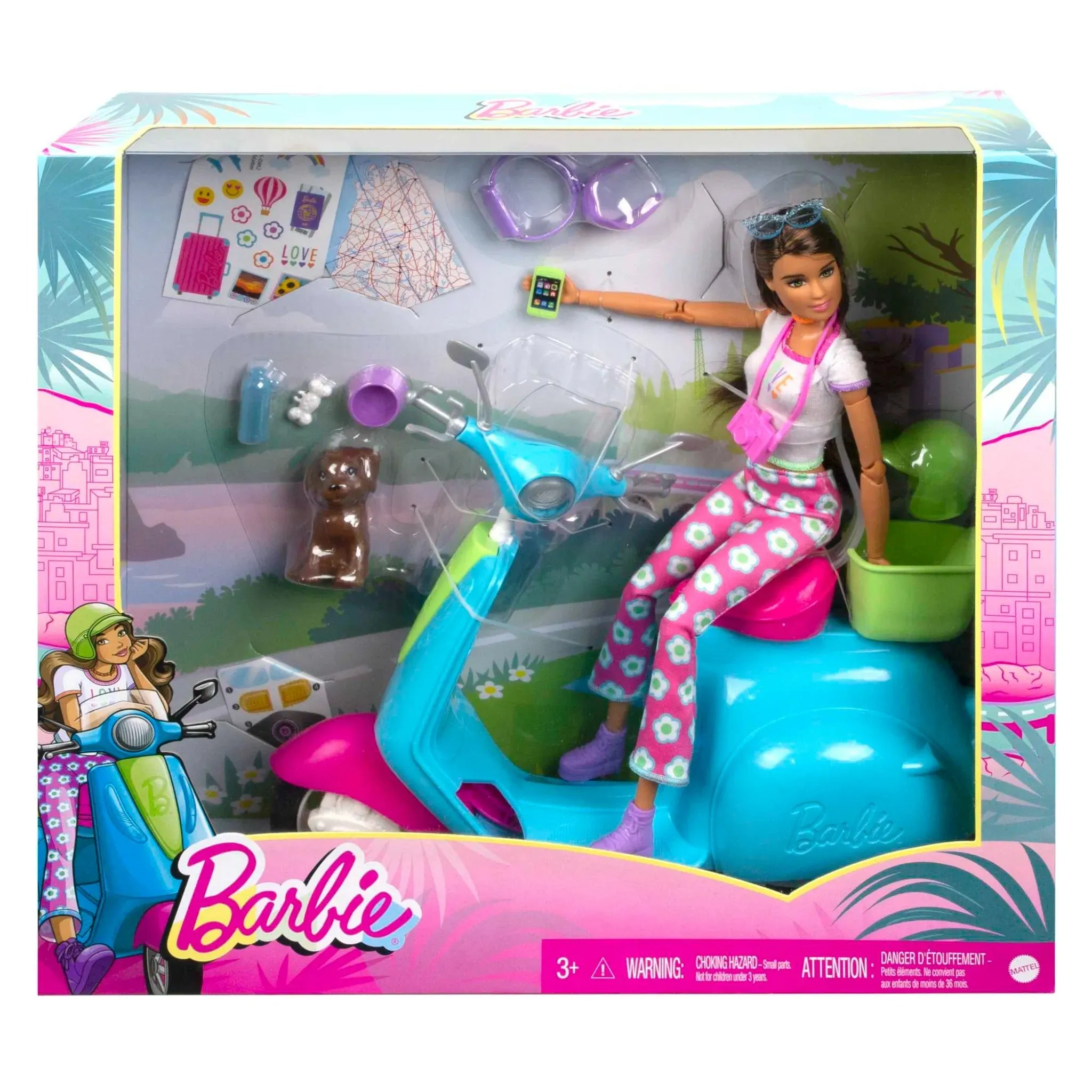 Barbie Fashionistas Doll and Motor Bike