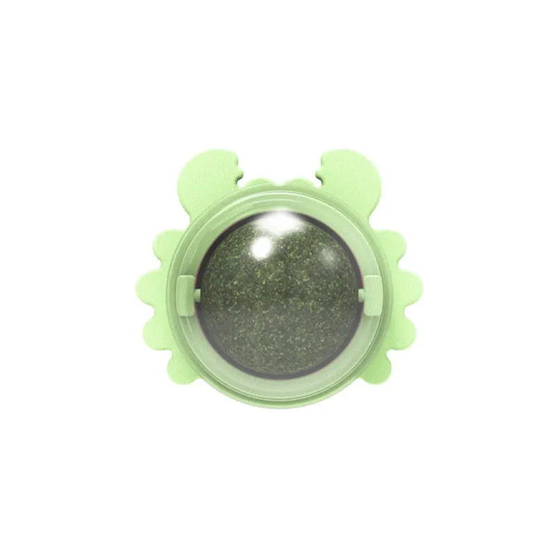Best Natural Healthy Cat Catnip Rotating Energy Ball Interactive Cat Toy