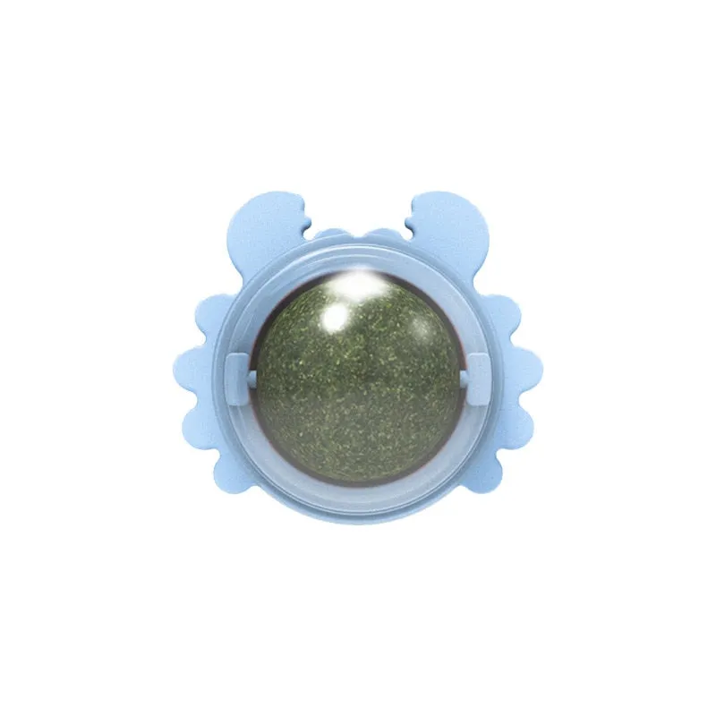 Best Natural Healthy Cat Catnip Rotating Energy Ball Interactive Cat Toy