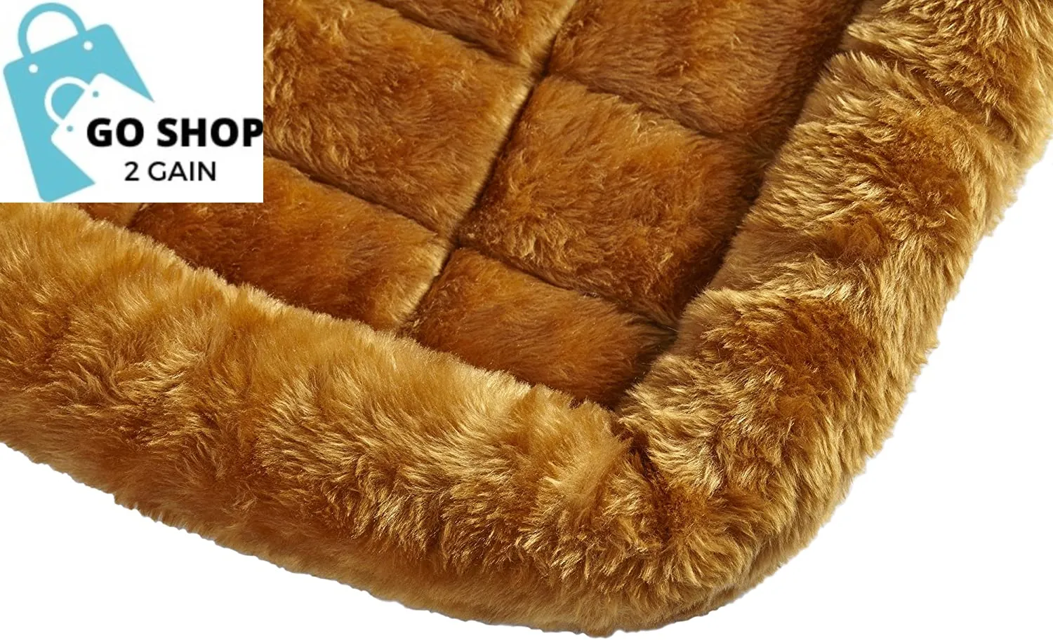 Bolster Dog Bed 18L-Inch Cinnamon Dog Bed or Cat Bed W/ Comfortable Bolster | Ideal for "Toy" Dog Breeds & Fits an 18-Inch Dog Crate | Easy Maintenance Machine Wash & Dry