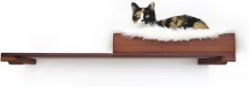 Catastrophic Creations The Nest Cat Bed  Modern Cat Bed  Bamboo Bed for Cats  Warm & Plush Pet Bed  Modular Cat Beds for Indoor Cats  Faux Fur Nap Cat Bed