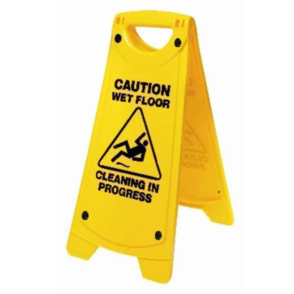 Caution Floor Sign Cleaning/Work in Progress