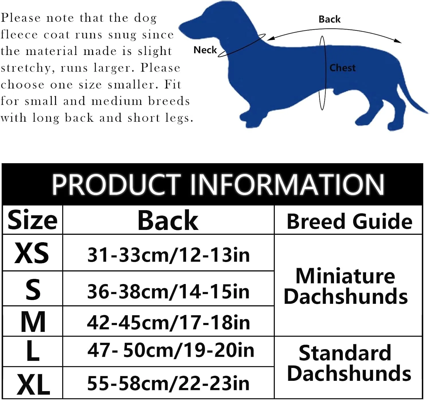 Dachshund Coats Sausage Dog Fleece Coat in Winter Miniature Dachshund Clothes with Hook and Loop Closure and high vis Reflective Trim Safety - Green - S