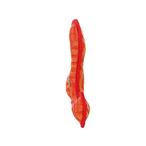 DuraForce Boomerang ZigZag Dog Toy, Red-Red