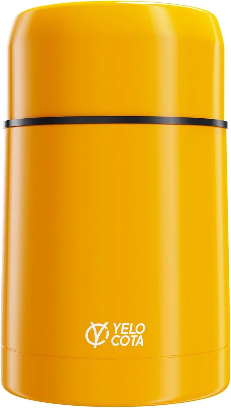 Food Jar for Hot Food,27Oz Vacuum Insulated Stainless Steel Lunch Food Containers, Wide Mouth Soup Flask for Hot Food, Leak Proof Fod Jar for School Office Travel