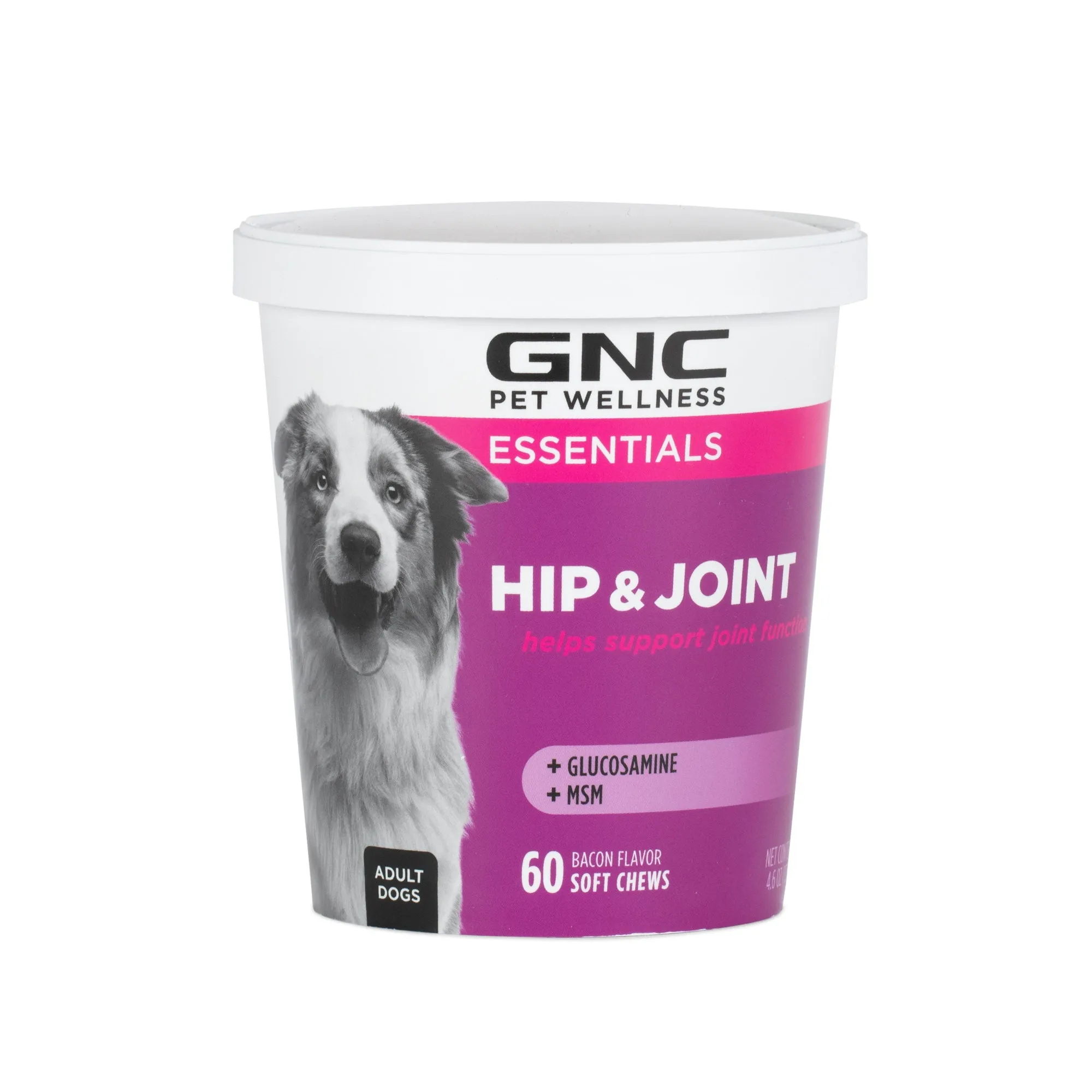 GNC Pets ESSENTIALS, Hip & Joint, All Dog, 60-ct 2.2g Soft Chews