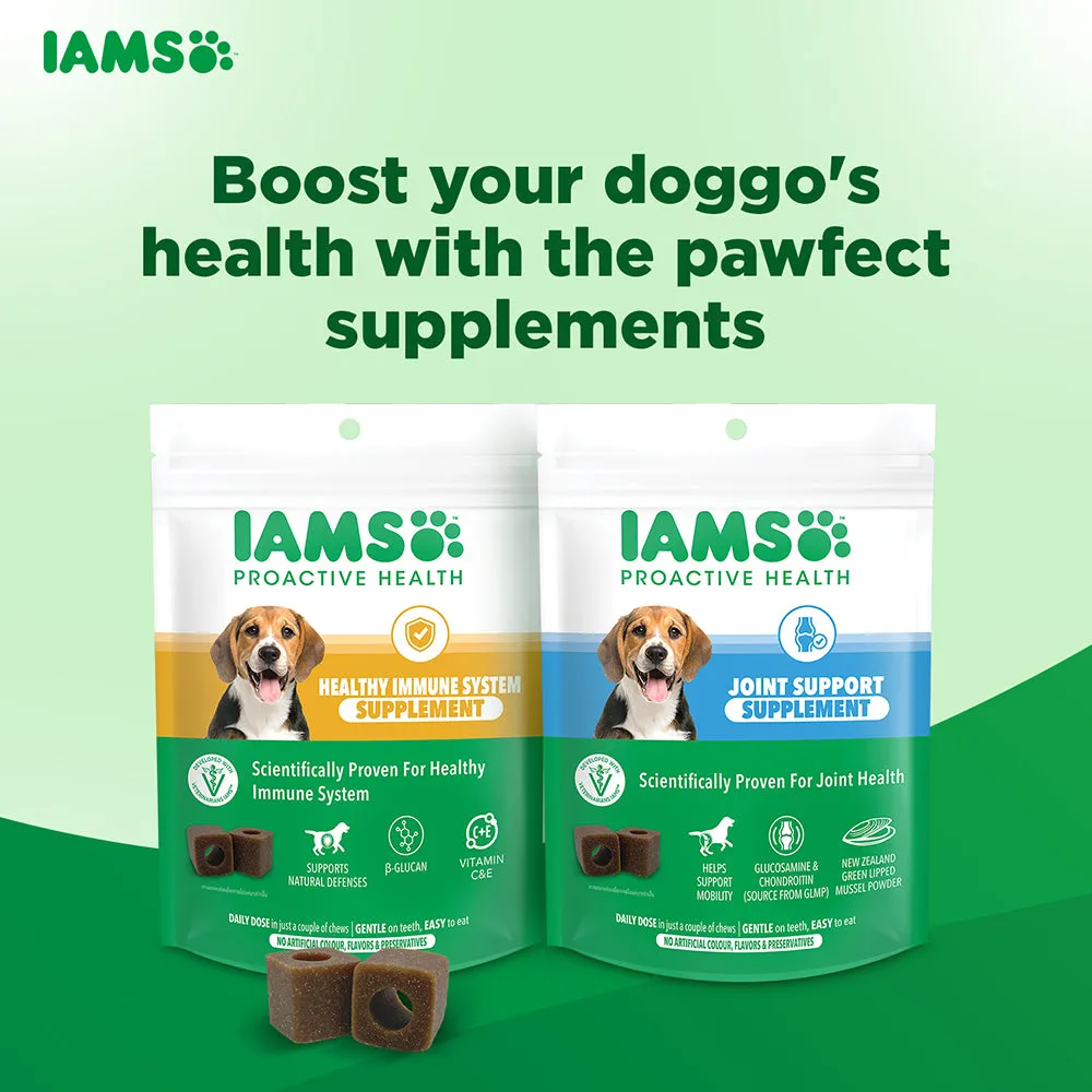 IAMS Proactive Health Dog Supplement For Joint Support (Limited Shelf Life) (Buy 1 Get 1)