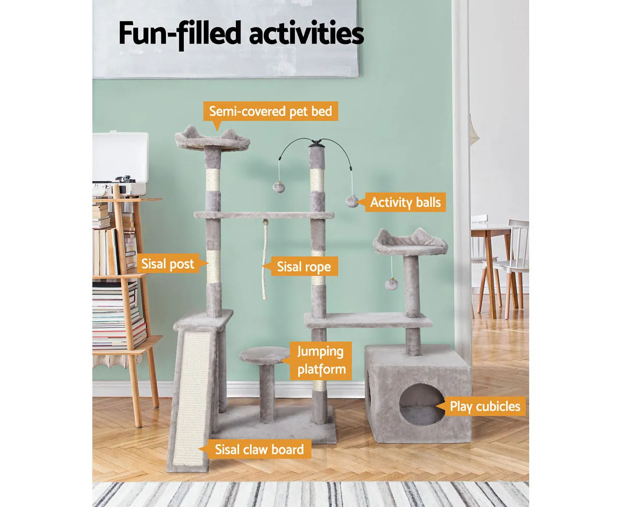Kitty Playground with Claw Board 135cm