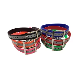 LCS LeatherFeel 1 Inch Reflective Cut To Length Collar