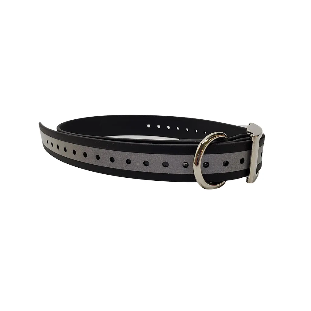 LCS LeatherFeel 1 Inch Reflective Cut To Length Collar