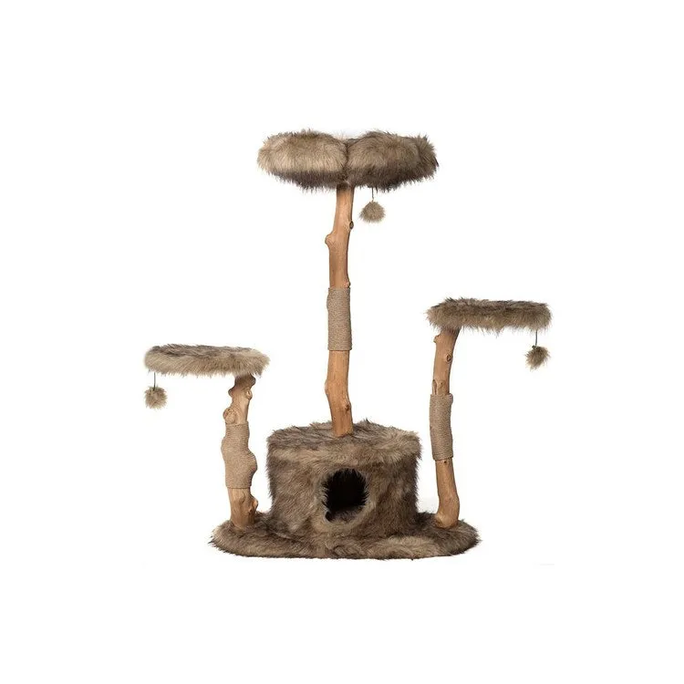 Leone Cat Tree - Brown
