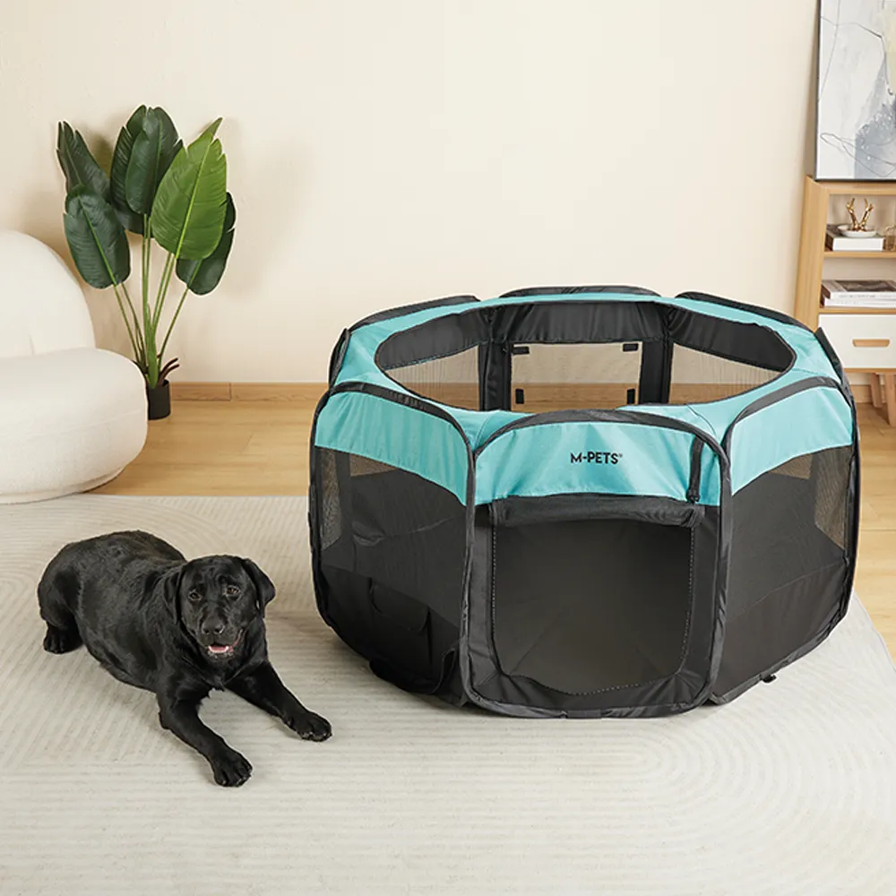 M-PETS Octagon Puppy Pen with Door
