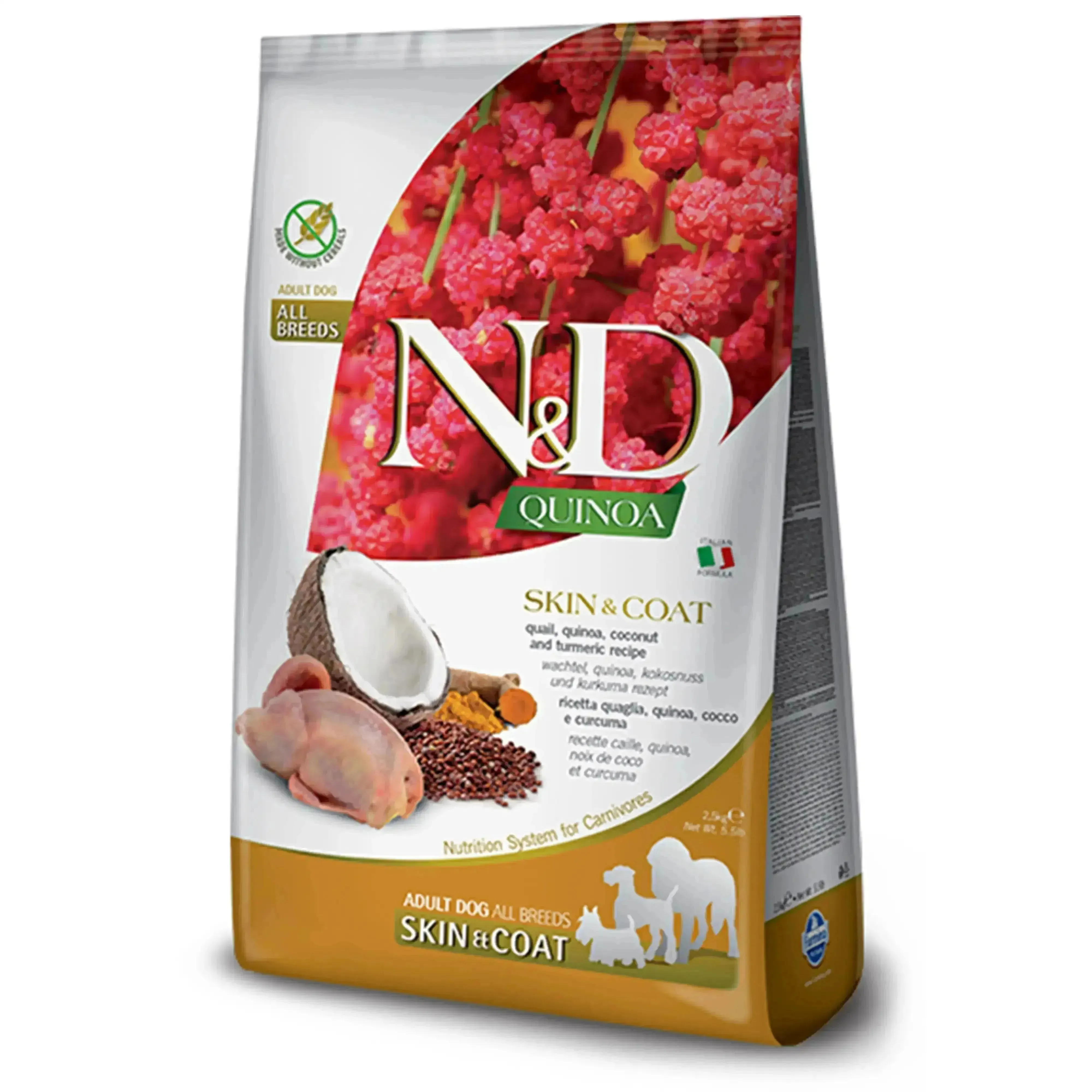 N&D Quinoa Grain Free SKIN & COAT QUAIL