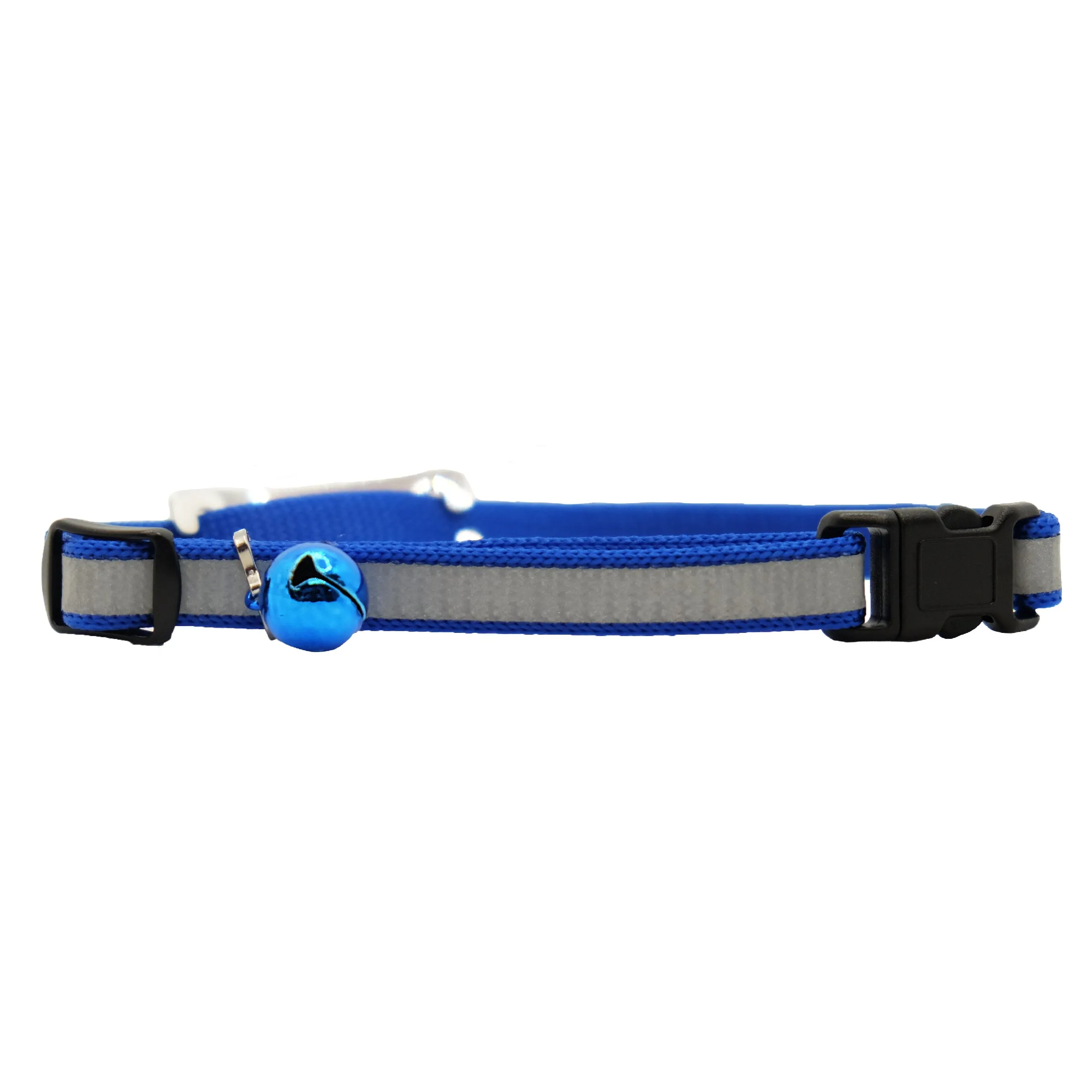 Personalized Break-Away Reflective Cat Collars with Slider Tag