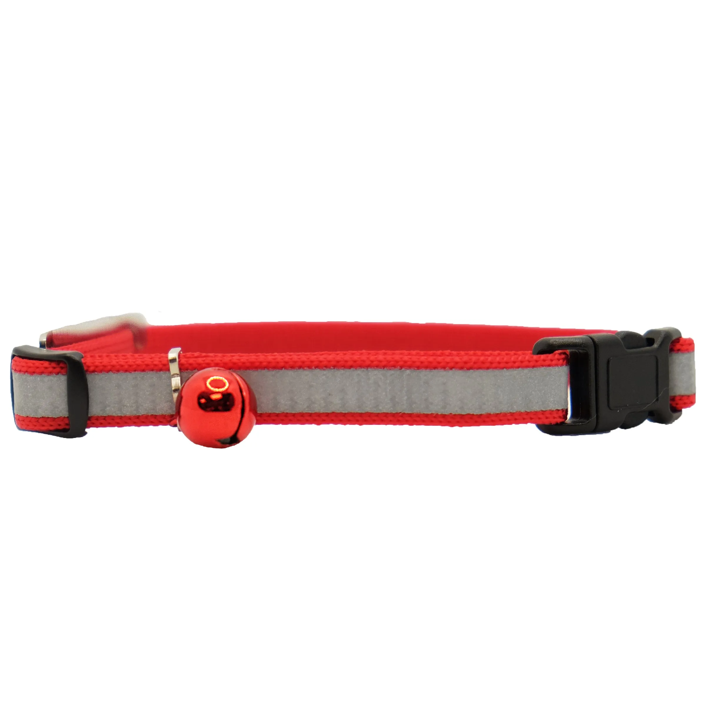 Personalized Break-Away Reflective Cat Collars with Slider Tag