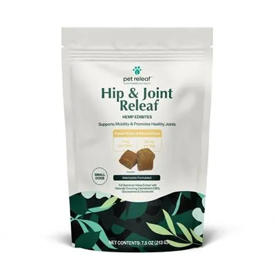 Pet Releaf Hip and Joint Releaf PB Banana - Small Chewables