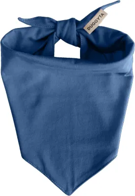Premium Solid Navy Dog Bandana, Luxury Soft Cotton Adjustable Triangle Scarf for Small Dogs, Comfortable, Stylish, and Customizable for All Seasons, Dog Accessories