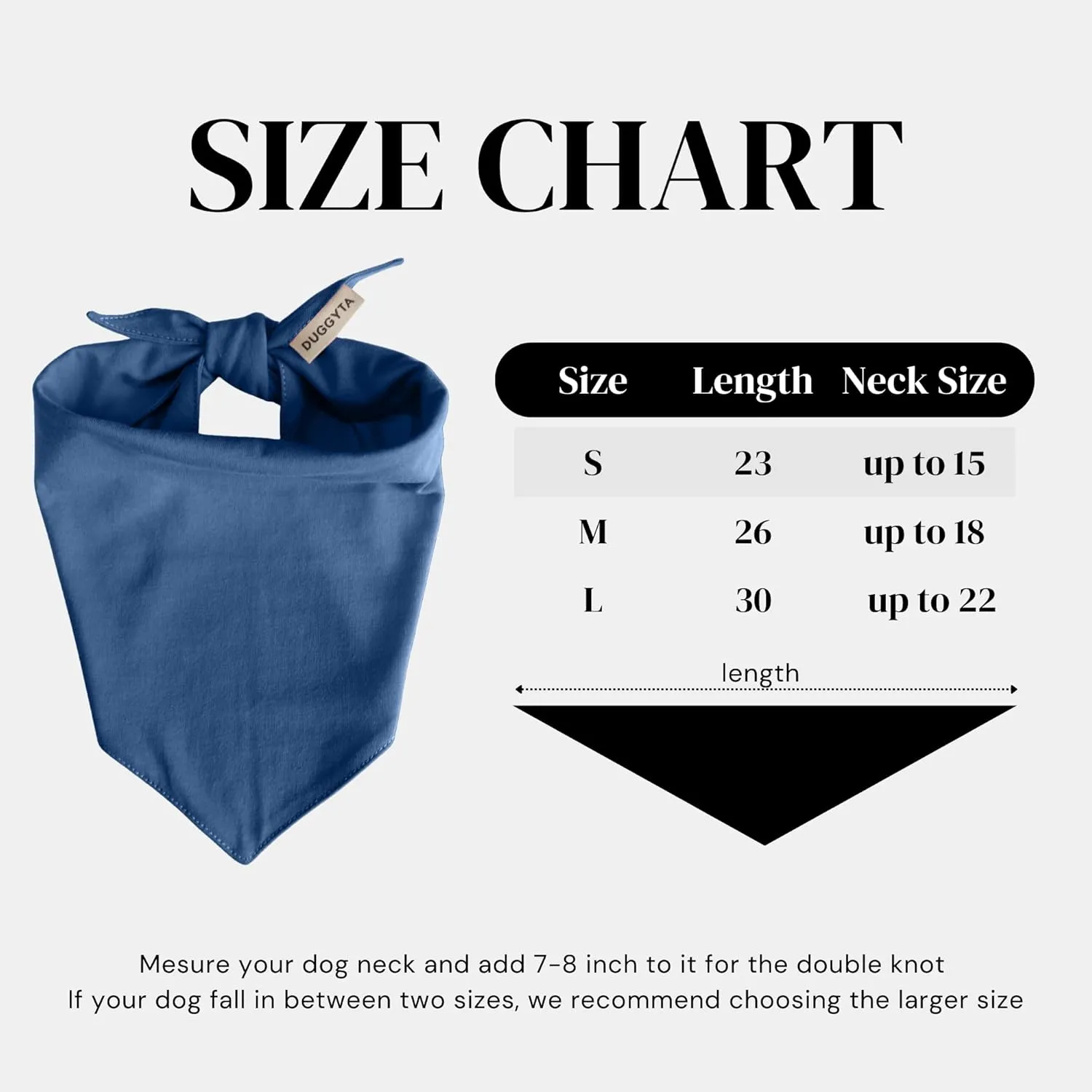 Premium Solid Navy Dog Bandana, Luxury Soft Cotton Adjustable Triangle Scarf for Small Dogs, Comfortable, Stylish, and Customizable for All Seasons, Dog Accessories