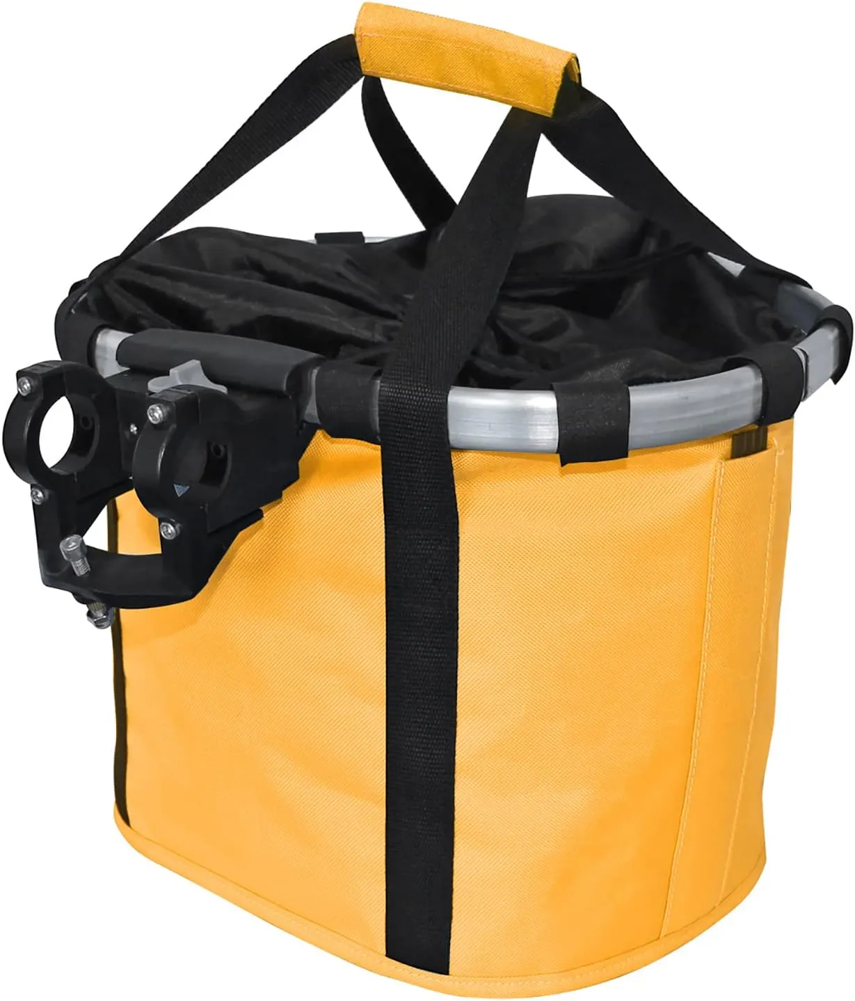 RAYMACE Bicycle Basket Dog Bike Handlebar Basket Front,Folding Detachable Quick Release Easy Install,Cycling Picnic Bag