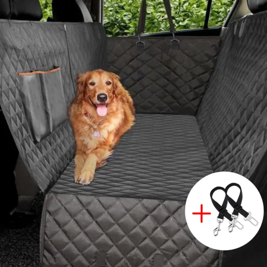 Rear Seat Protectors for Dogs - 50% Off   FREE Dog Seat Belt Buckle | Waterproof & Durable