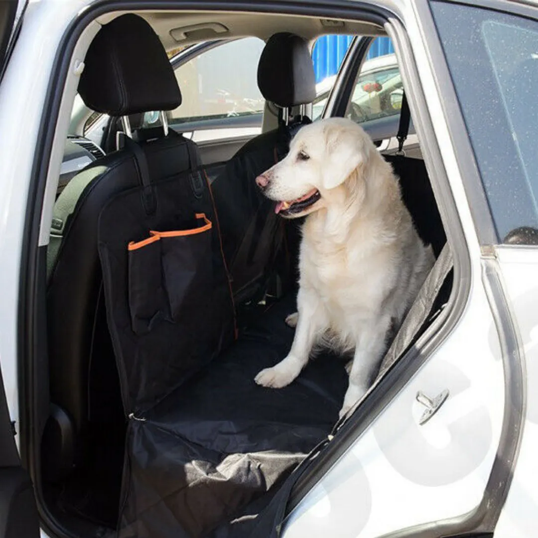 Rear Seat Protectors for Dogs - 50% Off   FREE Dog Seat Belt Buckle | Waterproof & Durable