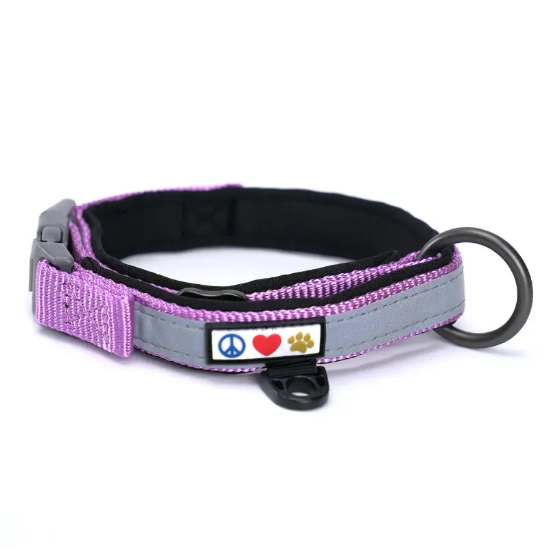 Reflective Martingale Padded Dog Collar