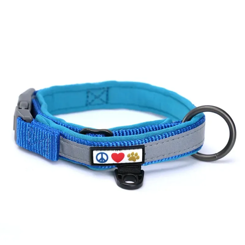 Reflective Martingale Padded Dog Collar