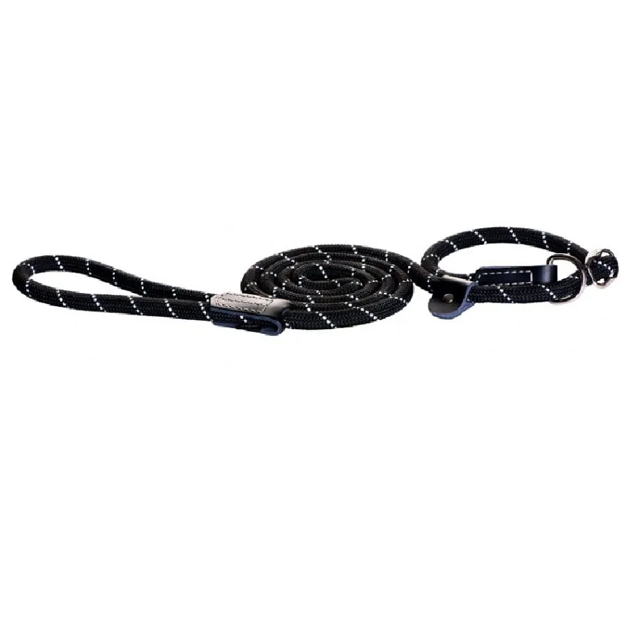 Rogz Utility Moxon Rope Lead Black