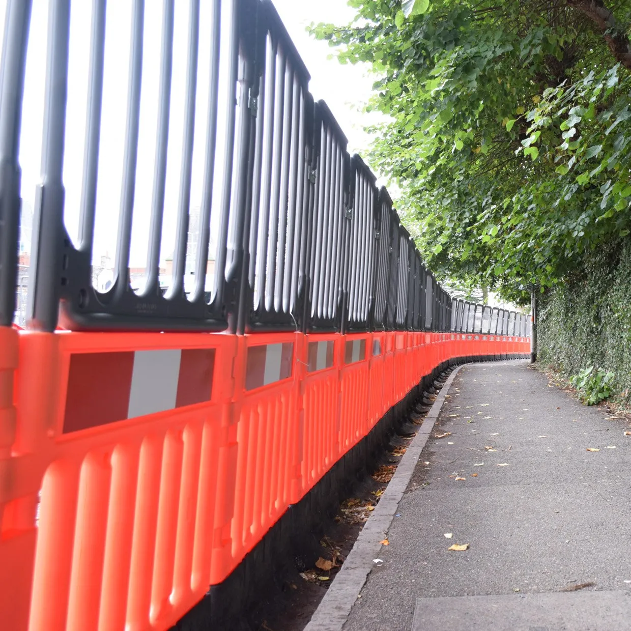 StrongFence Pedestrian Safety Barrier - 54 Barriers