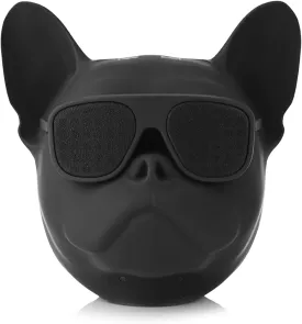 Tbest French Bulldog Speaker,Portable Dog Shaped Stereo Sound Music Player Bluetooth Speaker