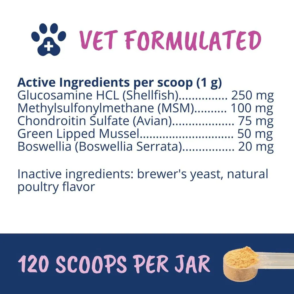 Under the Weather Hip & Joint Powder for Dogs, 4.23-oz