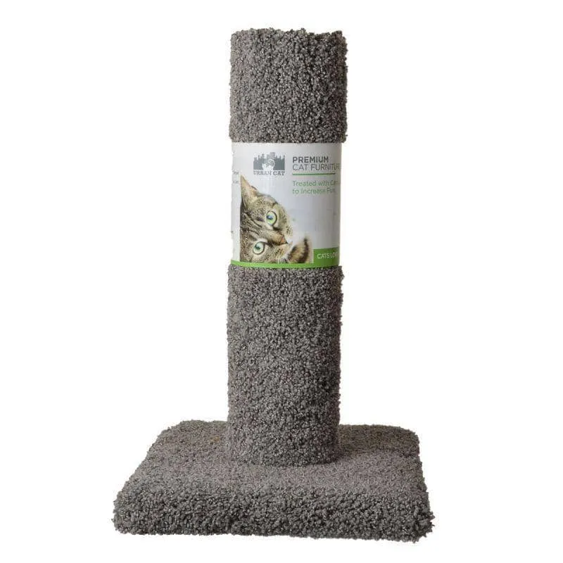 Urban Cat Cat Carpet Scratching Post - 20" High (Assorted Colors)