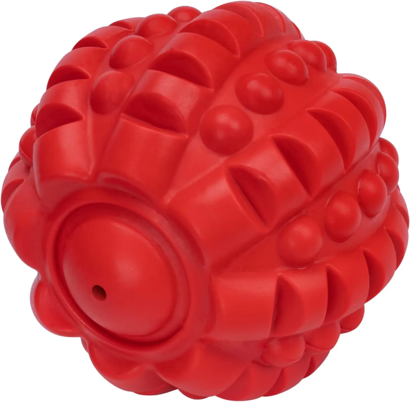VANFINE Dog Toy, Squeaky, Indestructible, Tough, Durable Stick Chew Toy for Large Dogs, Puppies and Aggressive Chewers with Non-Toxic Natural Rubber (Small/Medium/LargeDog, DotsBaseball)
