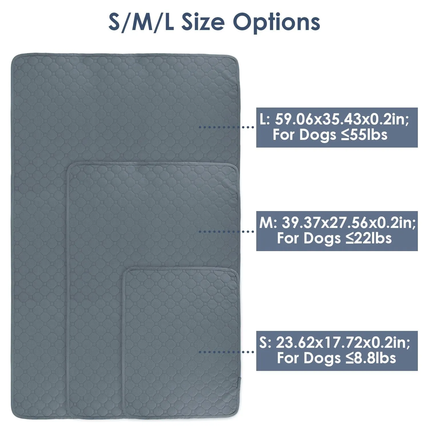 Washable Dog Pee Pad Reusable Puppy Potty Training Pads