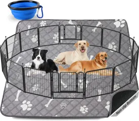 Washable Pee Pads for Dogs Extra Large, 72"x72" Reusable Super Absorbing Non-Slip Waterproof Dog Mats for Kennel, Whelping, Crate, Puppy Playpen, Floors, Balcony Training