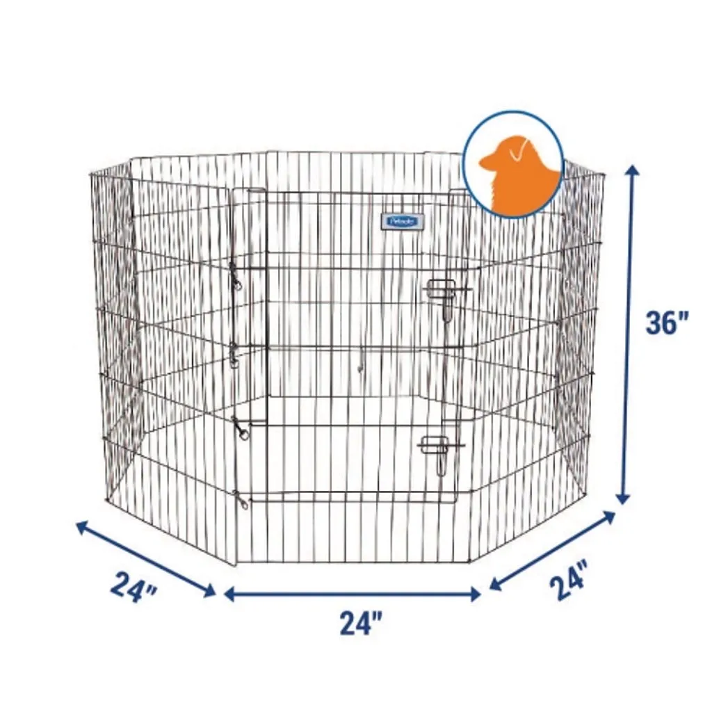 Wire Portable Puppy Pen