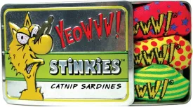 Yeowww Tin of Stinkies, 3 in a Sardine Tin, Multicolor, 1Pack