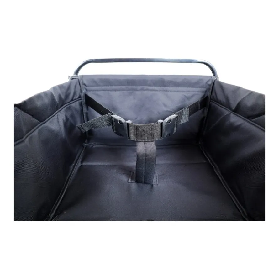 ZUN 150L Collapsible Wagon Cart Foldable, Utility Garden Wagon with 360lbs Weight Capacity, Heavy Duty W321P269219